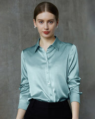 Mulberry Silk Long Sleeve Shirt for Women