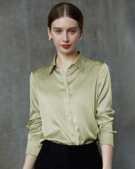 Mulberry Silk Long Sleeve Shirt for Women