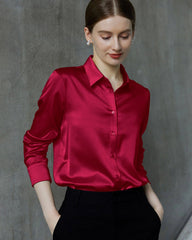 Mulberry Silk Long Sleeve Shirt for Women