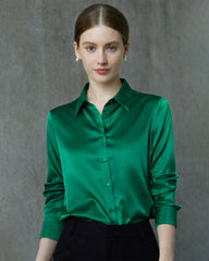 Mulberry Silk Long Sleeve Shirt for Women