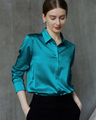 Mulberry Silk Long Sleeve Shirt for Women