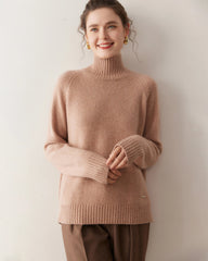 Oversized Women’s Cashmere Turtleneck Sweater