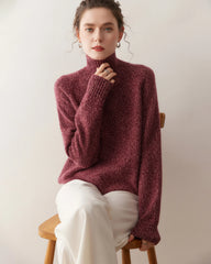 Oversized Women’s Cashmere Turtleneck Sweater