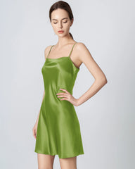 Silk Black Mini Cami Dress