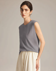 Sleeveless Silk Jersey