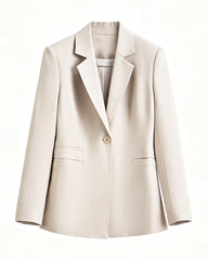Triacetate Silk Lined Tailored Blazer