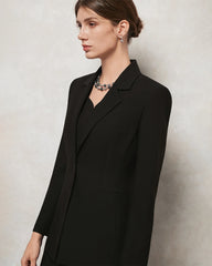 Triacetate Silk Lined Tailored Blazer