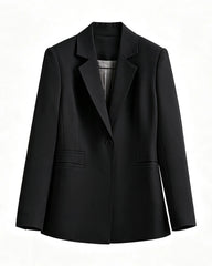 Triacetate Silk Lined Tailored Blazer