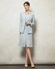 Triacetate Silk Lined Tailored Blazer