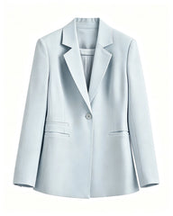 Triacetate Silk Lined Tailored Blazer