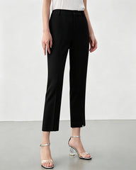 Triacetate Slim Fit Ankle Pants
