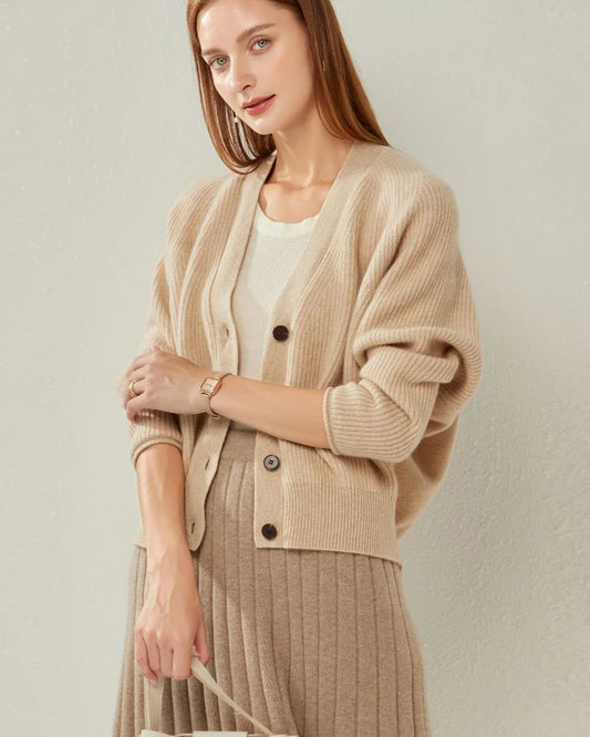 V-Neck Cashmere Cardigan