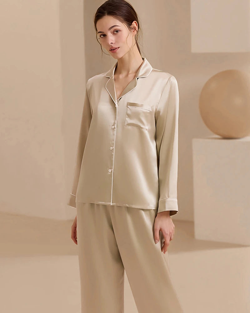 Washable Silk Pajamas for Women
