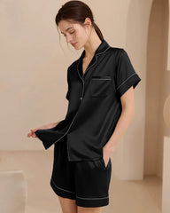 Washable Silk Short Pajama Set