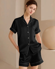 Washable Silk Short Pajama Set