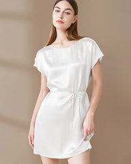 Washable Silk and Lace Pajama Dress