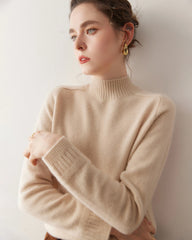 Women’s Cable Trim Raglan Cashmere Sweater