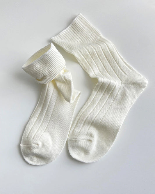 Women Cashmere Modal Blend Crew Socks