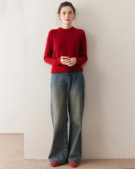 Women's Essential Crew Neck Cashmere Sweater