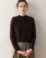 Women's Half Mock Neck Cashmere Sweater