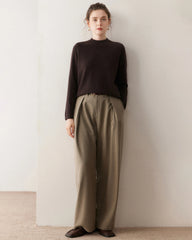 Women's Half Mock Neck Cashmere Sweater