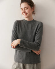Women's Half Mock Neck Cashmere Sweater