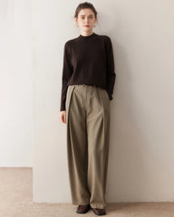 Women’s Lightweight Mock Neck Cashmere Sweater