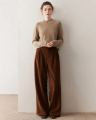 Women’s Lightweight Mock Neck Cashmere Sweater