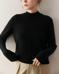 Women’s Mock Neck Cashmere Sweater