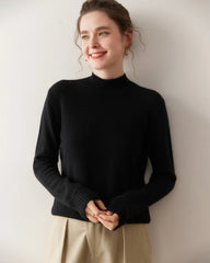 Women’s Mock Neck Cashmere Sweater