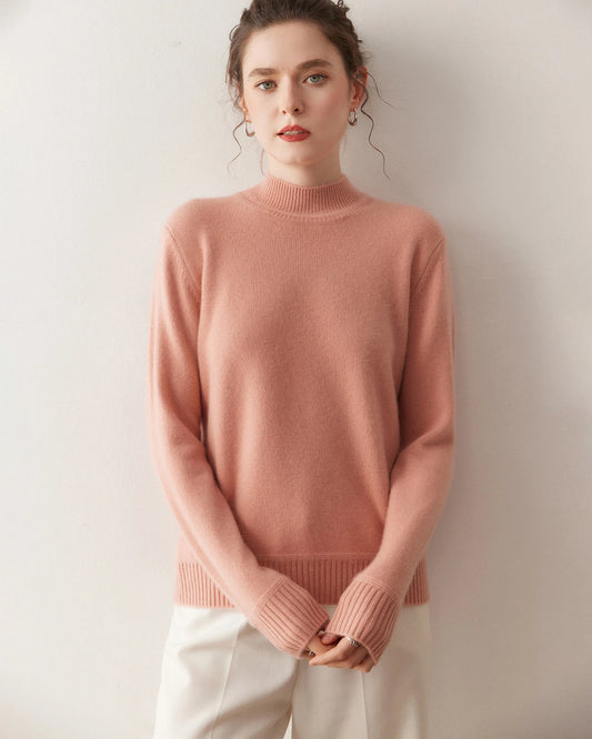 Women’s Mock Neck Cashmere Sweater
