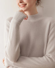 Women’s Mock Neck Cashmere Sweater