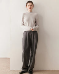 Women’s Mock Neck Cashmere Sweater