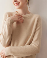 Women’s Raglan Sleeve Cashmere Sweater
