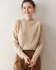 Women’s Raglan Sleeve Cashmere Sweater