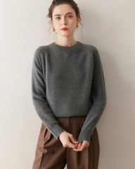 Women’s Raglan Sleeve Cashmere Sweater