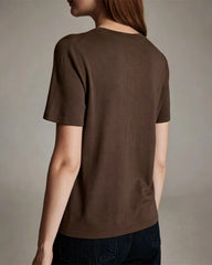 Women's Short Sleeve Silk Jersey