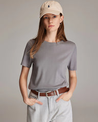 Women's Short Sleeve Silk Jersey