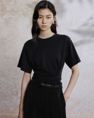 Women’s Silk Jersey with Pleated Waist