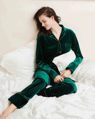 Women's Silk Velvet Pajama Set