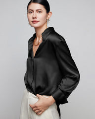 30 Momme Women's Slouchy Silk Shirt