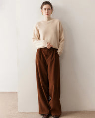 Women’s Turtleneck Oversized Cashmere Sweater