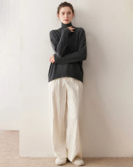 Women’s Turtleneck Oversized Cashmere Sweater
