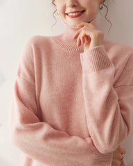 Women’s Turtleneck Oversized Cashmere Sweater
