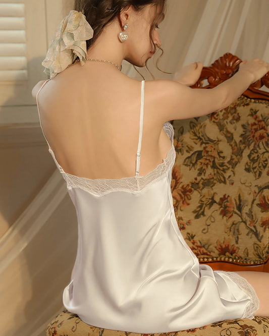 Women's Silk Lace Nightgown