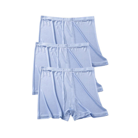 3 Pcs Large Elasticity Knit Soft Silk Boxer Shorts